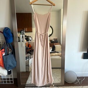 Reformation Cream Maxi Dress